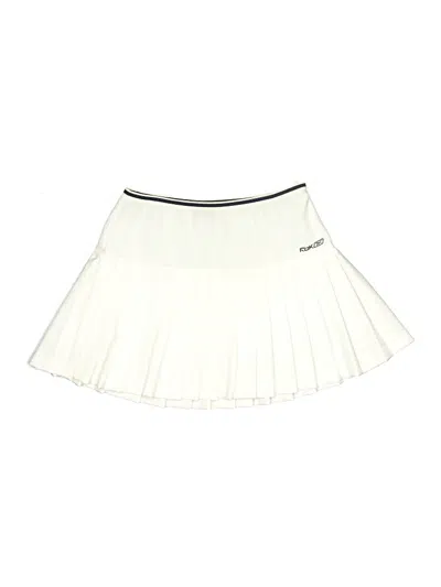 Pre-owned Reebok Casual Skirt In White