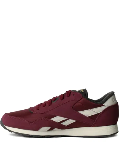 Reebok Cl "maroon" Sneakers In Red