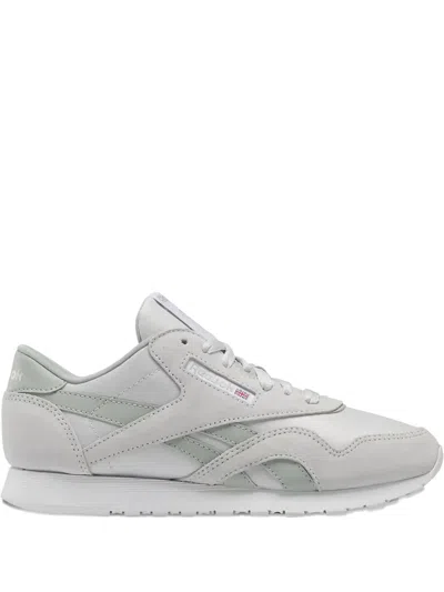 Reebok Cl Nylon "white" Sneakers In Gray