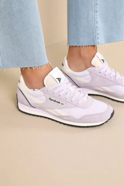 Reebok Classic Az Purple And Chalk Lace-up Sneakers