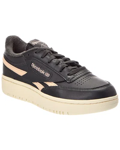 Reebok Classic Heritage Court Club Leather-trim Sneaker In Gray