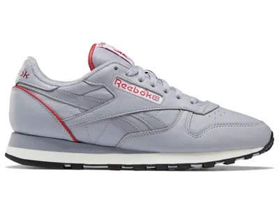 Pre-owned Reebok Classic Leather 1983 Vintage Sneakers In Cold Grey/flash Red/chalk