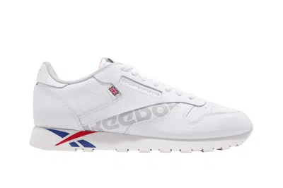 Pre-owned Reebok Classic Leather Altered White (women's) In White/red/blue