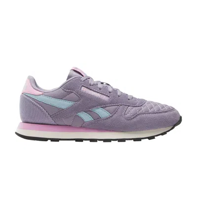 Pre-owned Reebok Classic Leather Big Kid 'dusk Purple' | Kid's Size 5.5