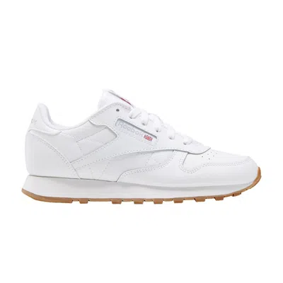 Pre-owned Reebok Classic Leather Big Kid 'white Gum' | Kid's Size 4