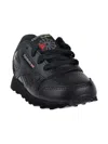 Reebok Classic Leather "black" Sneakers In Black
