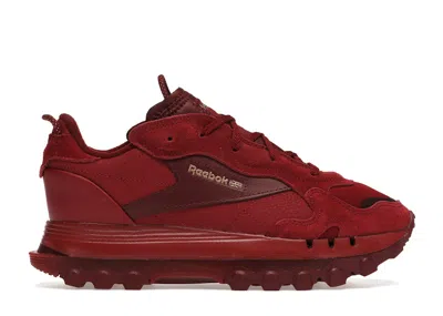 Pre-owned Reebok Classic Leather Cardi B Burgundy (women's) Sneakers In Triathlon Red/classic Burgundy/golden Bronze