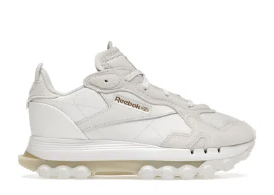 Pre-owned Reebok Classic Leather Cardi B White (women's) Sneakers In Footwear White/pure Grey 1/golden Bronze