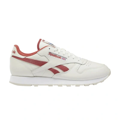 Pre-owned Reebok Classic Leather 'chalk Mars Red' In White