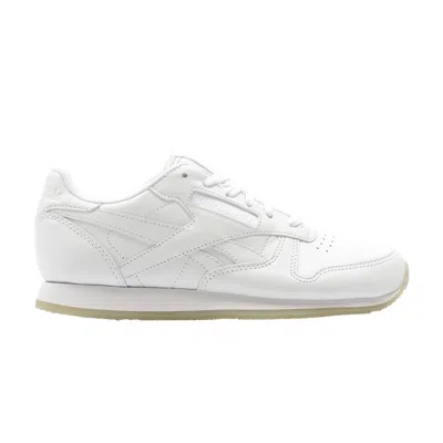 Pre-owned Reebok Classic Leather Crepe Natural Pop In White