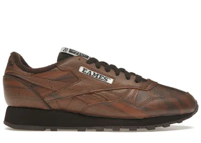 Pre-owned Reebok Classic Leather Eames Rosewood Sneakers In Dark Brown