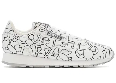 Pre-owned Reebok Classic Leather Eames The Coloring Toy Sneakers In Footwear White/core Black