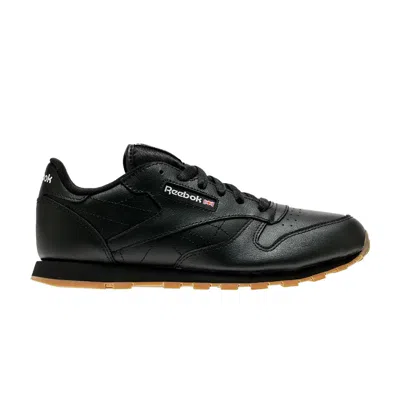 Pre-owned Reebok Classic Leather J 'black Gum' | Kid's Size 5.5