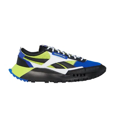 Pre-owned Reebok Classic Leather Legacy J 'cobalt Yellow' | Blue | Kid's Size 5