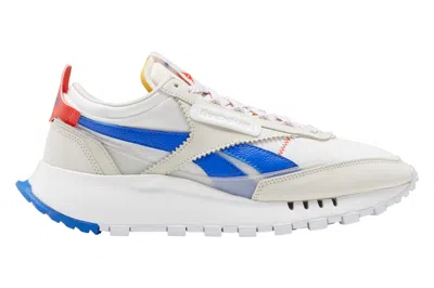 Pre-owned Reebok Classic Leather Legacy Morning Fog Court Blue In Morning Fog/court Blue/dynamic Red