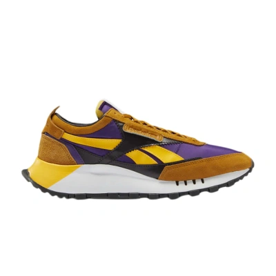 Pre-owned Reebok Classic Leather Legacy 'rich Ochre Purple' In Brown