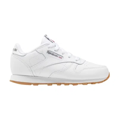 Pre-owned Reebok Classic Leather Little Kid 'white Gum' | Kid's Size 11.5