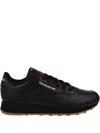 Reebok Classic Leather "black/pugry/rbkg" In Black