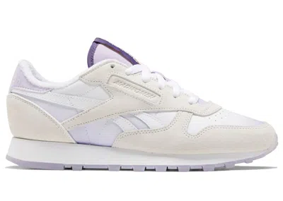 Pre-owned Reebok Classic Leather Madwomen Sneakers In Footwear White/purple Oasis In Multi