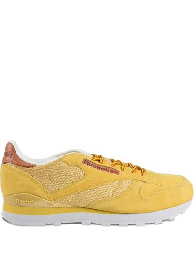 Reebok Classic Leather Ol "golden Wheat/steel/gold" Sneakers In Yellow