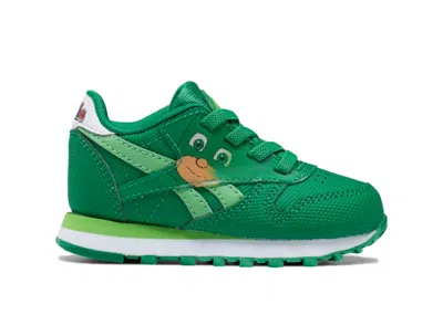 Pre-owned Reebok Classic Leather Pj Masks Gekko Sneakers In Goal Green/positive Green/footwear White