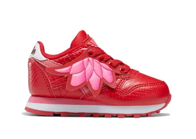 Pre-owned Reebok Classic Leather Pj Masks Owlette Sneakers In Vector Red/super Pink/footwear White