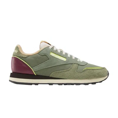 Pre-owned Reebok Classic Leather Premium Ltd 'grit Green' | Men's Size 12