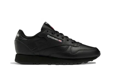 Pre-owned Reebok Classic Leather Pure Grey (women's) Sneakers In Core Black/pure Grey 5