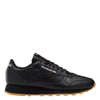 Reebok Classic Leather Retro Style Sneakers In Black
