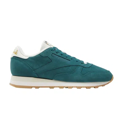 Pre-owned Reebok Classic Leather 'retro Teal/retro Teal/chalk' | Blue | Men's Size 10.5
