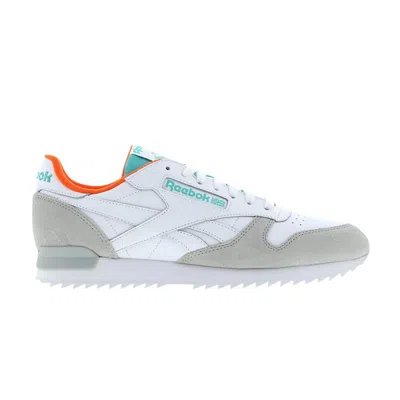 Pre-owned Reebok Classic Leather Ripple Clip Su 'white Teal Lava'