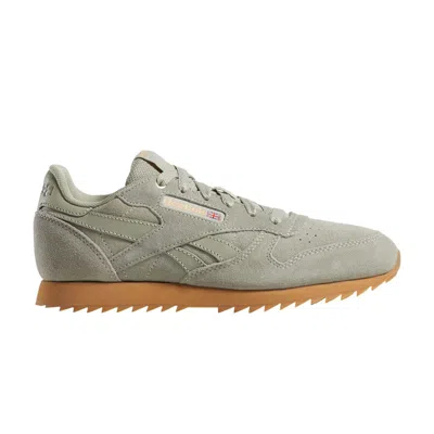 Pre-owned Reebok Classic Leather Ripple J 'manilla Light Gum' | Grey | Kid's Size 6 In Gray