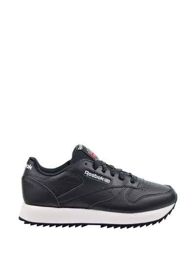 Reebok Classic Leather Ripple Sneakers In Black