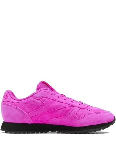 Reebok Classic Leather Ripple Sneakers In Pink