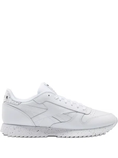 Reebok Classic Leather Ripple Sneakers In White