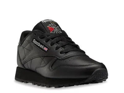 Reebok Classic Leather Sneaker In Black