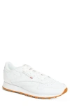 Reebok Classic Leather Sneaker In White/pure Grey 3/rubber Gum