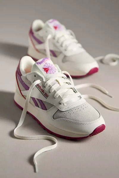 Reebok Classic Leather Sneakers In Purple