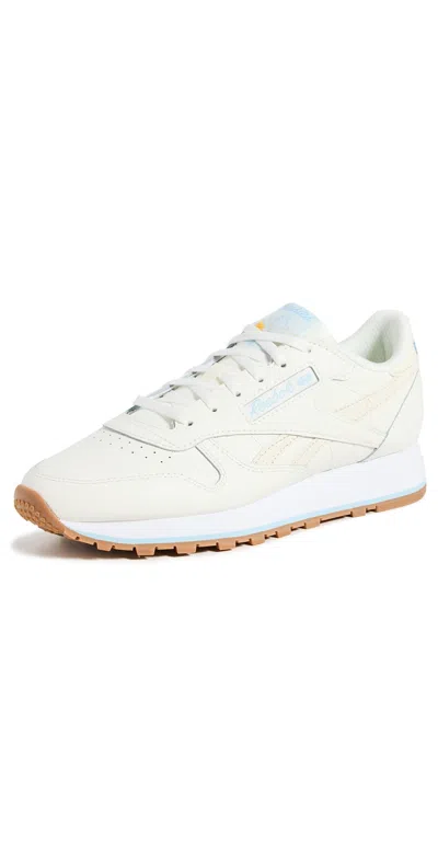 Reebok Classic Leather Sneakers Chalk/chalk/soft Blue