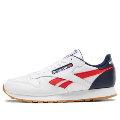 Reebok Classic Leather Sneakers 'white Black Red' In Animal Print