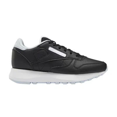 Pre-owned Reebok Classic Leather Sp Big Kid 'black Glass Blue' | Kid's Size 4