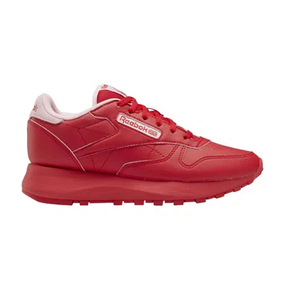 Pre-owned Reebok Classic Leather Sp Big Kid 'vector Red Pink Glow' | Kid's Size 6