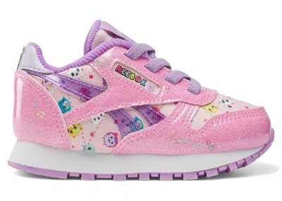 Pre-owned Reebok Classic Leather Step 'n' Flash 2.0 Gabby's Dollhouse Sneakers In Pink/purple/white