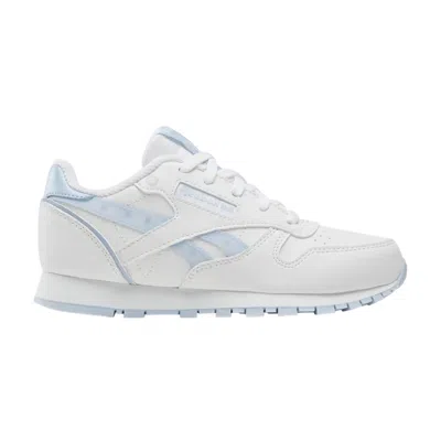 Pre-owned Reebok Classic Leather Step 'n' Flash 2.0 Little Kid 'white Y2k Blue' | Kid's Size 3