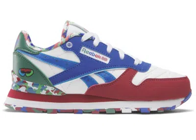 Pre-owned Reebok Classic Leather Step N Flash Pj Masks Sneakers In White/blue Blast/mars Red