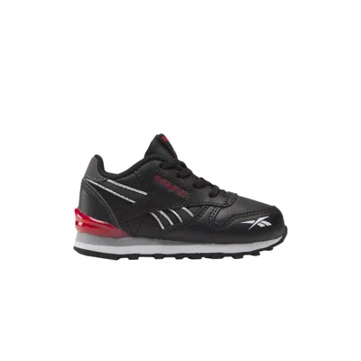 Pre-owned Reebok Classic Leather Step 'n' Flash Toddler 'black Vector Red' | Infant Size 8
