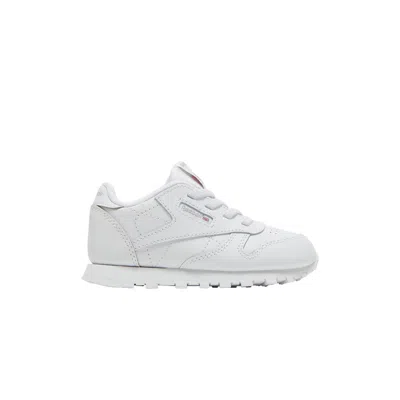 Pre-owned Reebok Classic Leather Toddler 'triple White' | Infant Size 6