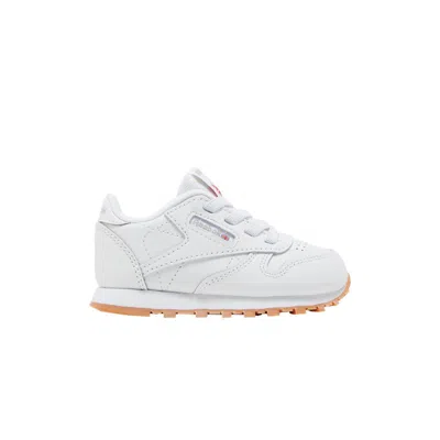 Pre-owned Reebok Classic Leather Toddler 'white Gum' | Infant Size 4