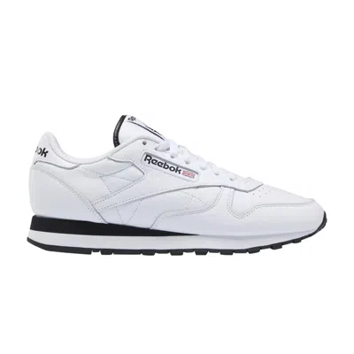 Pre-owned Reebok Classic Leather 'white Black' | Men's Size 12