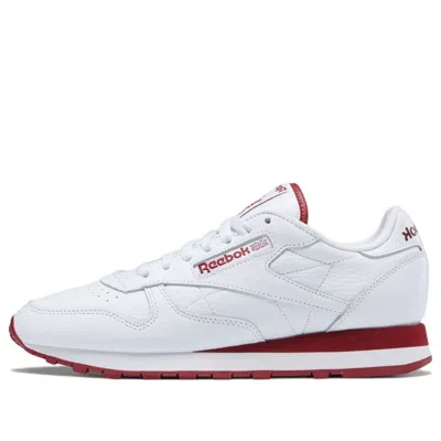 Reebok Classic Leather 'white Flash Red' In Multi